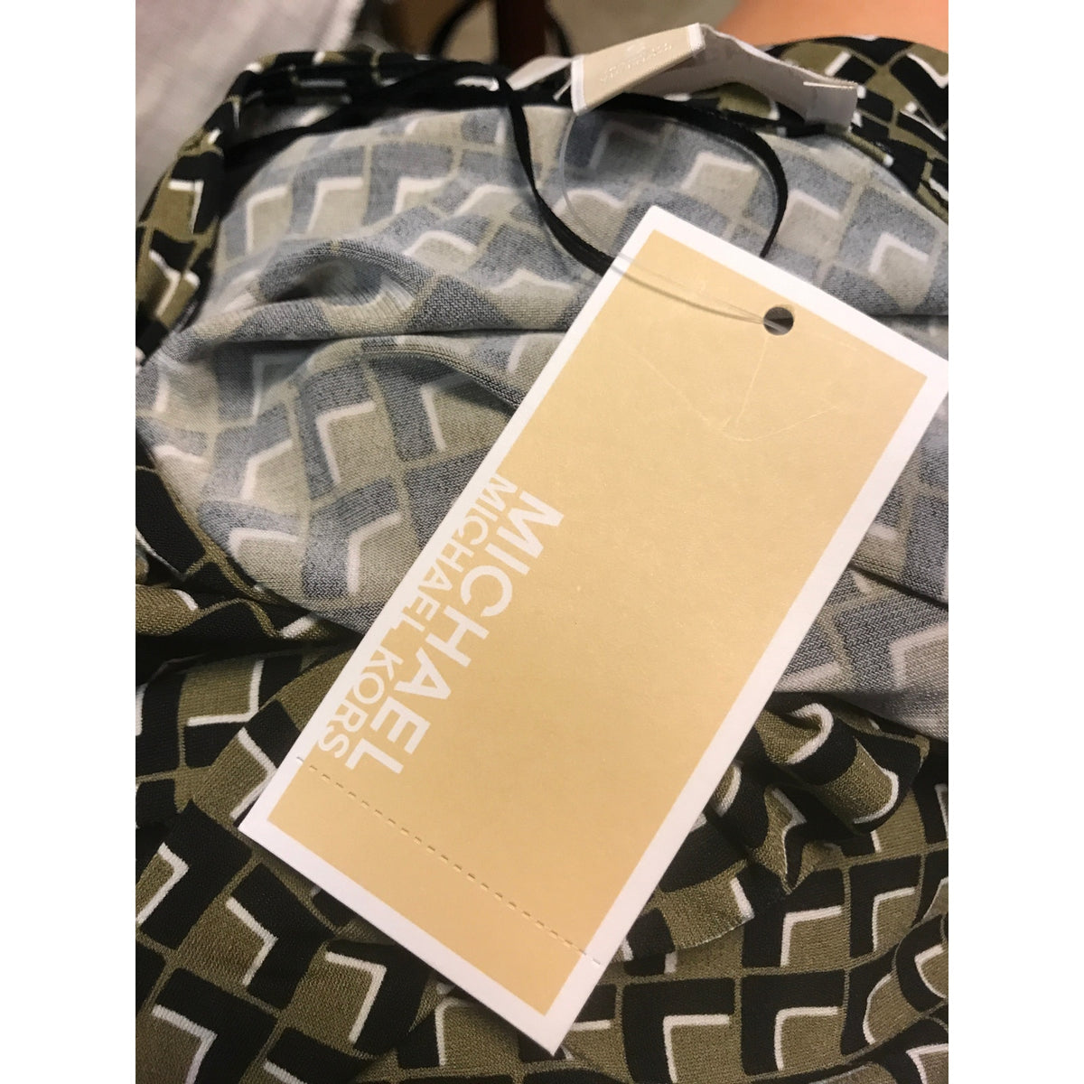 Michael Kors Surplice Double Ring Buckle Tank Top Size Small