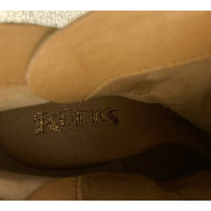 Kork Ease Maggie Suede Block Heel Back Zip Ankle Booties Size 10M Brown NWT