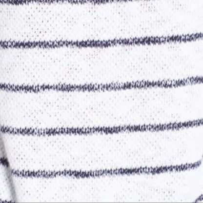 Caslon Convertible Off The Shoulder Pullover Small Cowl Neck Striped Sweater top