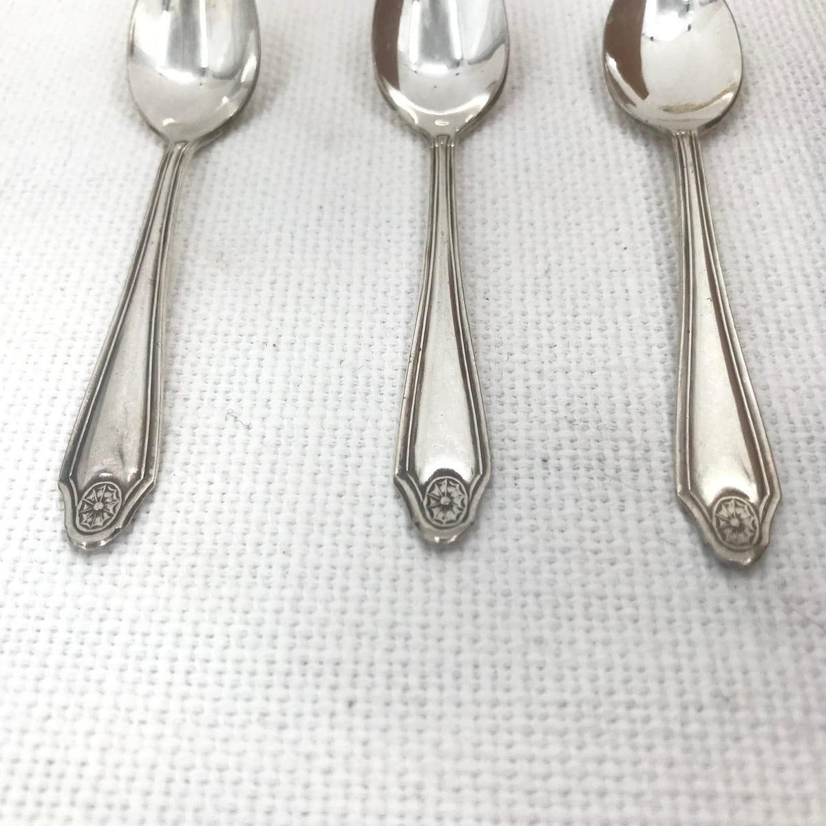 Oneida Stainless Flatware WHITTIER Slotted Serving Spoons Set of Three