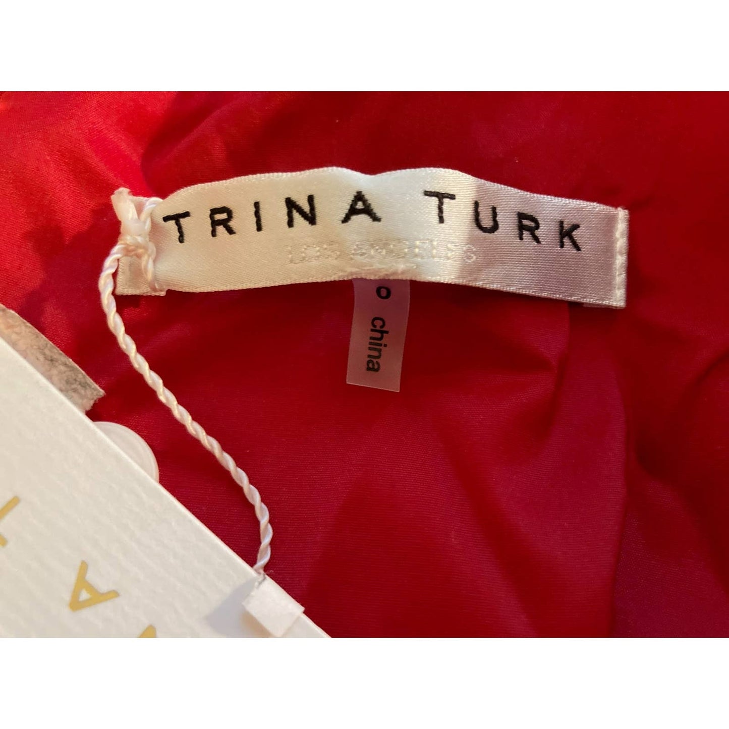 Trina Turk Sojourn Bell Sleeve Lined Sheath Dress Size 0 Crimson NWT