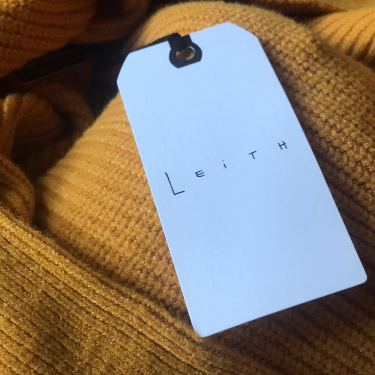 Leith NEW Yellow Dolman Sleeve Long Cardigan Small