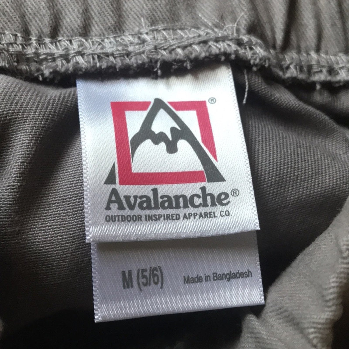 Avalanche Long Sleeve Shirt Gray Khaki Pants BOY Size Medium Youth Kid NEW (5/6)
