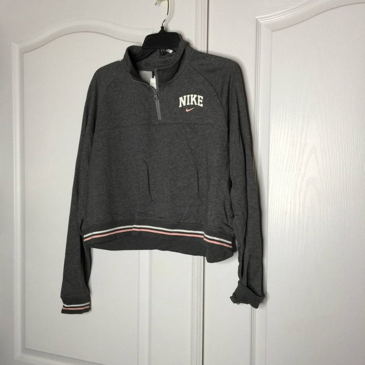 Nike Varsity Fleece Crop Pullover Sweatshirt Size XLarge