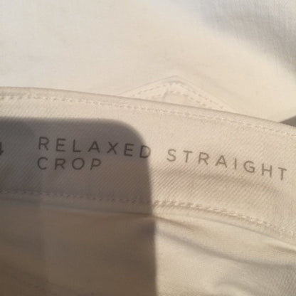 Ann Taylor Loft Relaxed Straight Crop Denim Jeans