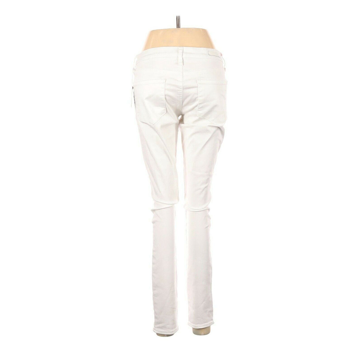NWT Articles of Society Skinny Leg Cut Jeans Mid Rise Solid White Size 28 Waist