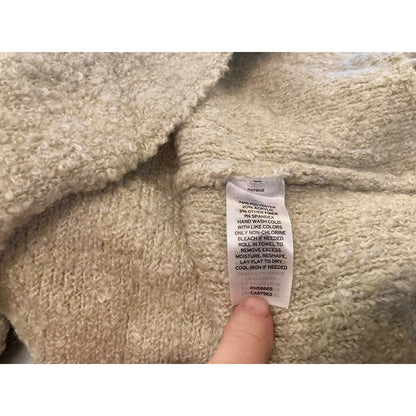 Abound Pullover Boucle Crew Neck Sweater Sz XL/Extra Large Beige Oatmeal NWT
