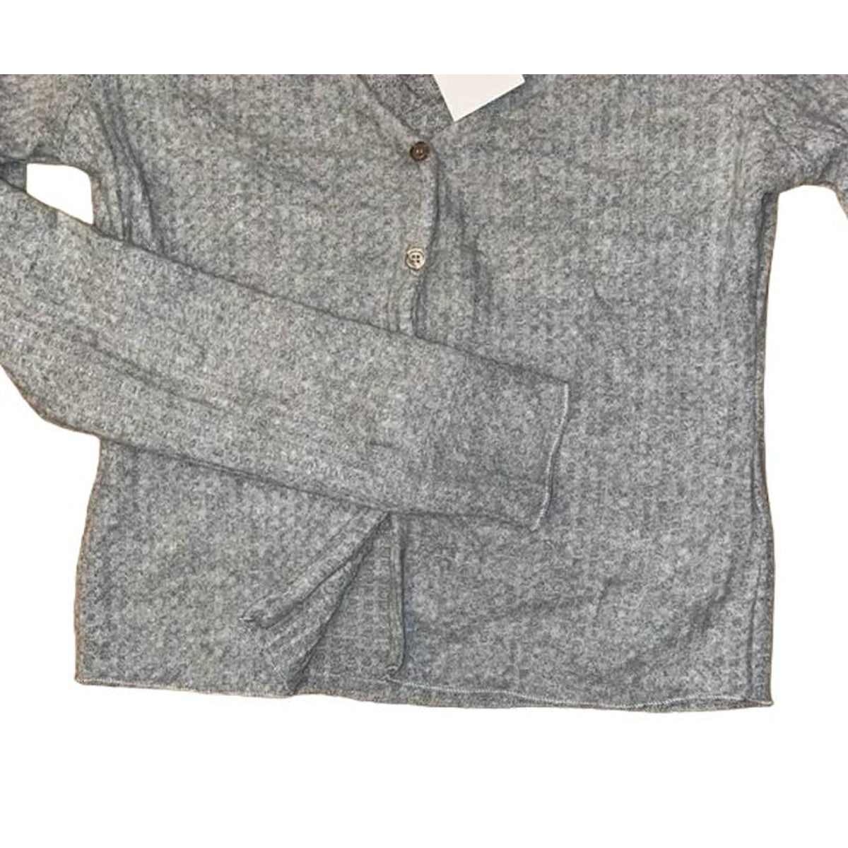 Socialite Women's Cropped Cardigan Sweater Small Grey NWT V-Neck Long Sleeve
