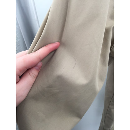Barry Dolan 1970s Grandpa Old man Vintage Tan Full Zipper Golf Jacket Pockets