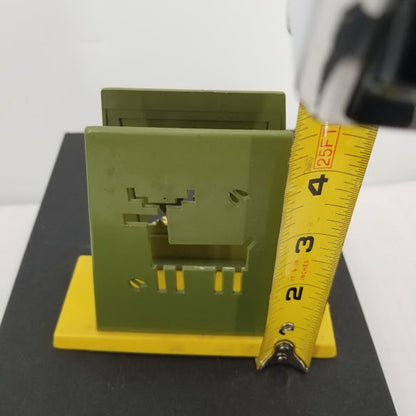 ST labre Indian School Green Yellow Napkin Holder Deer Camping