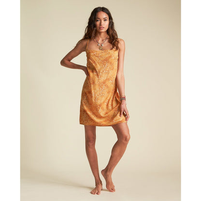 Billabong NWT Mango Orange Sincerely Jules Kick Rocks Dress Size Small
