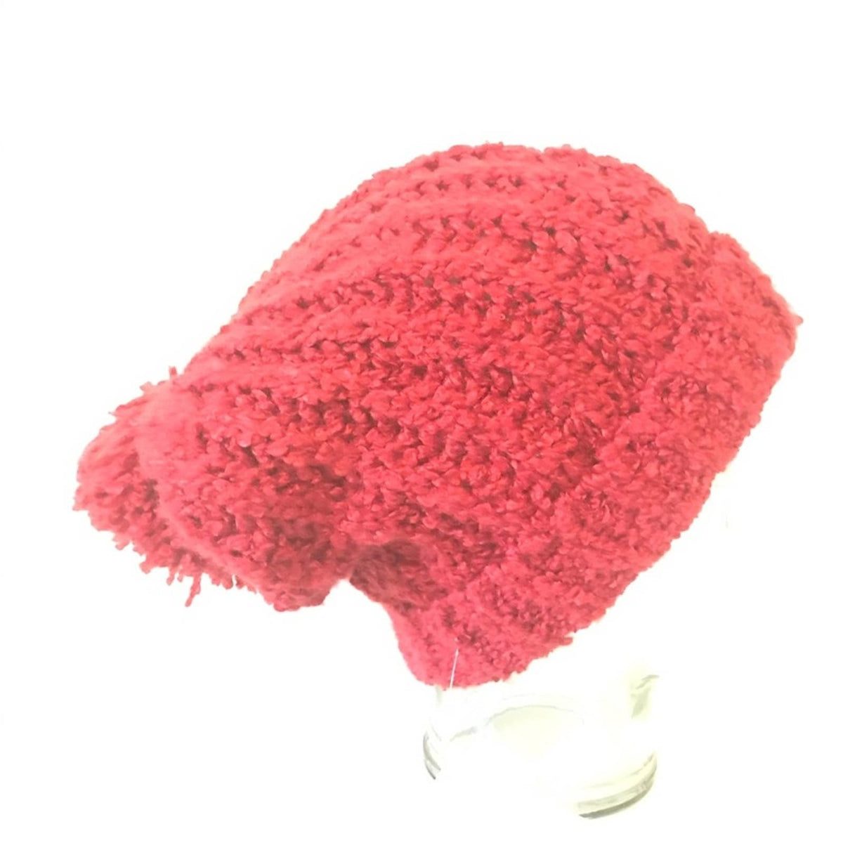 Marcus Adler Red Knit Pom Pom Winter Beanie NEW
