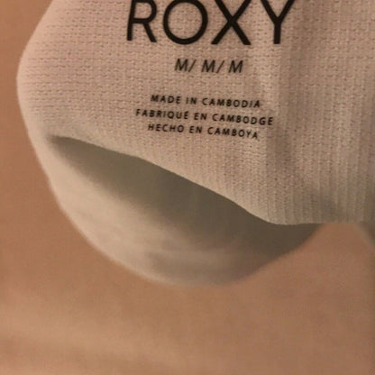 Roxy Banana Leaf Print Side Bowties Bikini Bottoms Size Medium