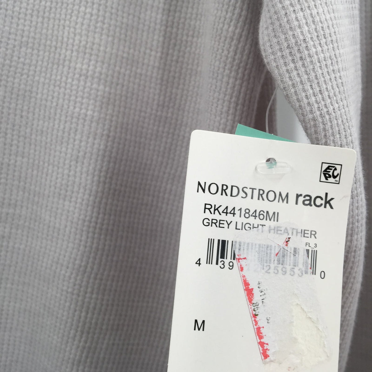 Abound Women's Twisted V-Neck Sweater Long Sleeve Heather Grey Size Medium NWT