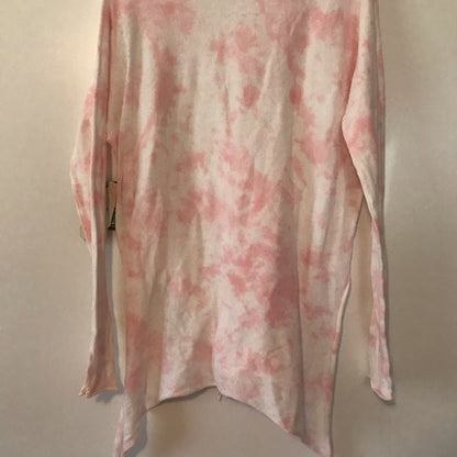 Cloth by Design NWT Pink Tie Dye front tie sweater XS