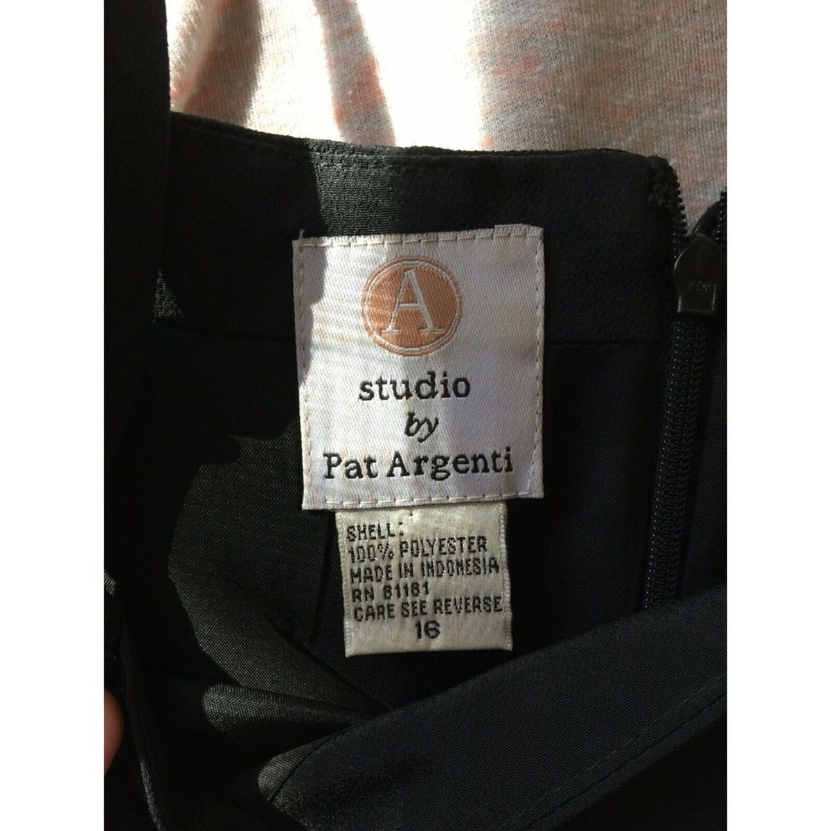 Studio By Pat Argenti Little Black Dress Spark LBD sleeveless