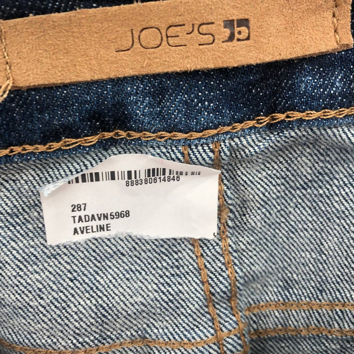Joe's Women's Distressed TRSAVN5968 Denim Skinny Ankle Jeans Aveline Blue SZ 26