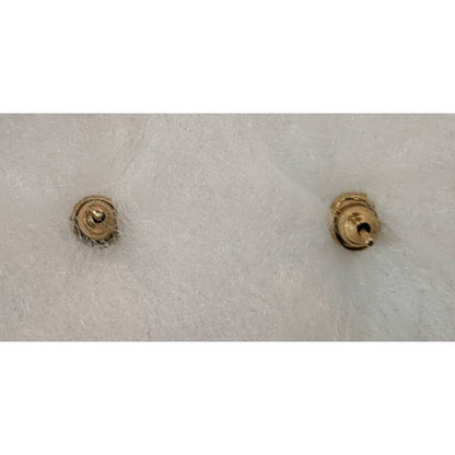 Dangle Triple Navette Hoop Gold Rhinestone Stud Earrings Sparkle Glitter Posts