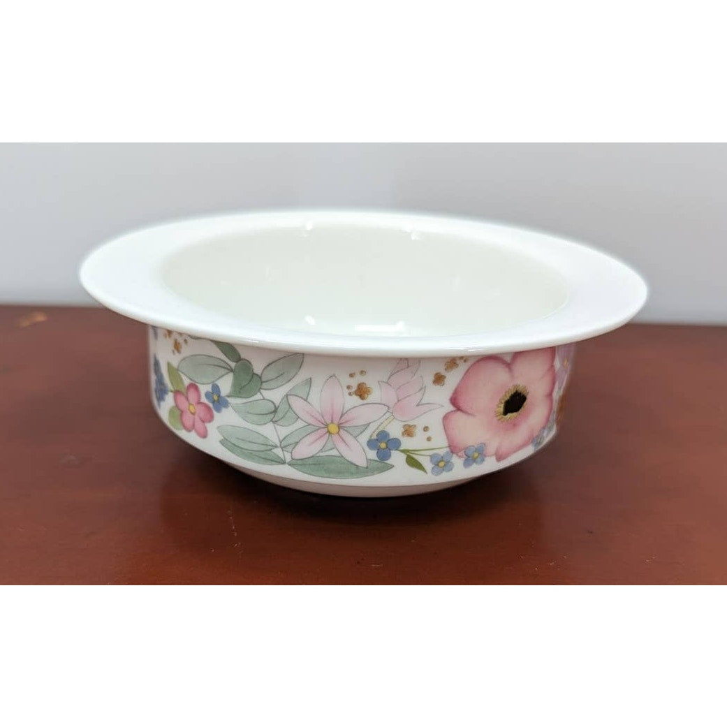 Vintage Flat Cream Soup Bowl Meadow Sweet Bone China by Wedgwood Replacement