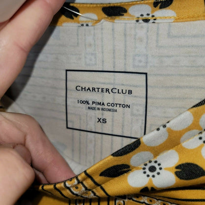Charter Club 3/4 Sleeve Boat Neck Tunic X-Small