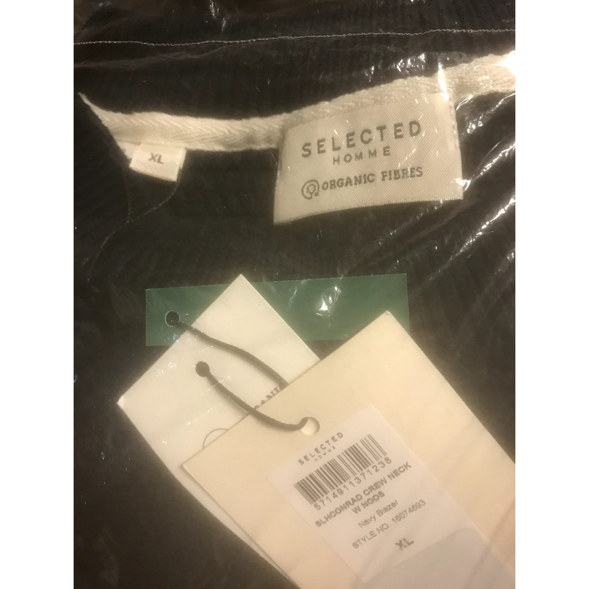 Selected Homme NWT Crew Neck w Noos Sweater Navy Blazer XL