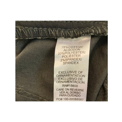 Wit & Wisdom Ab-Solution High Rise Ankle Skimmer Jeans Size 10 Olive Plaid NWT