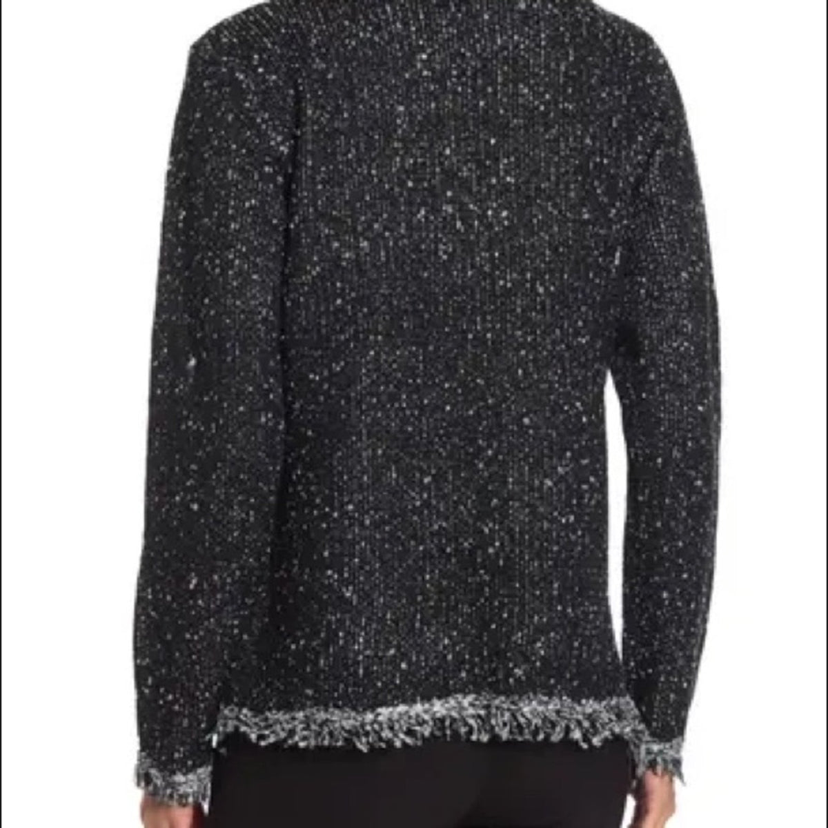 Max Studio NEW Marled Knit Sweater Jacket Size Small