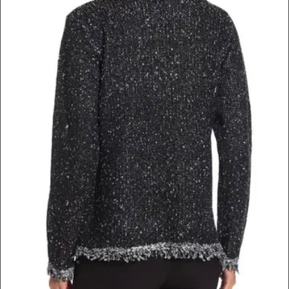 Max Studio NEW Marled Knit Sweater Jacket Size Small