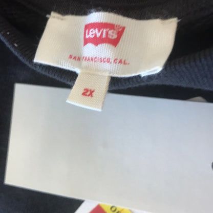 Levi’s Black Fringed Crewneck Sweatshirt Size 2X