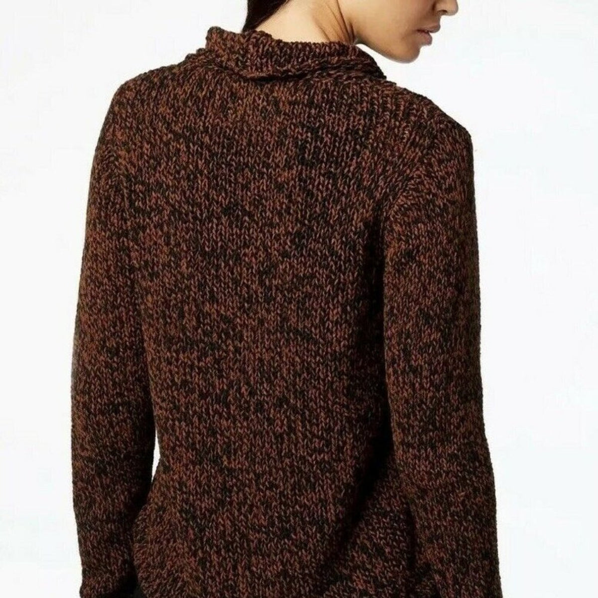 NWT Eileen Fisher Marled Knit Pullover Sweater Size X-Small