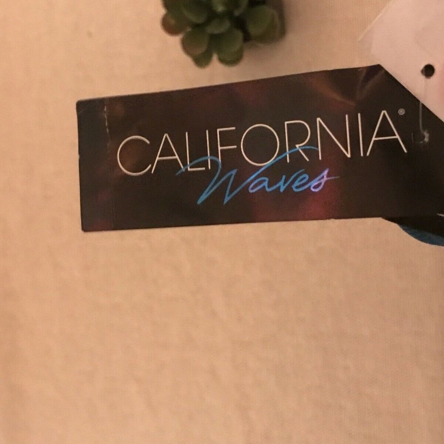 California Waves NEW Ribbed Teal Bikini ONLY BOTTOMS Size Large Swimsuit bathing