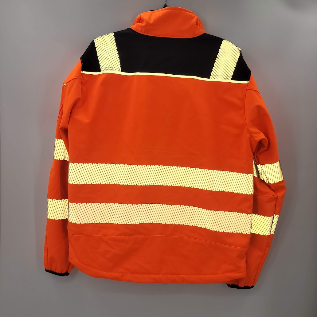 Portwest Large Orange Neon Safety Jacket coat Hi Visiblitity