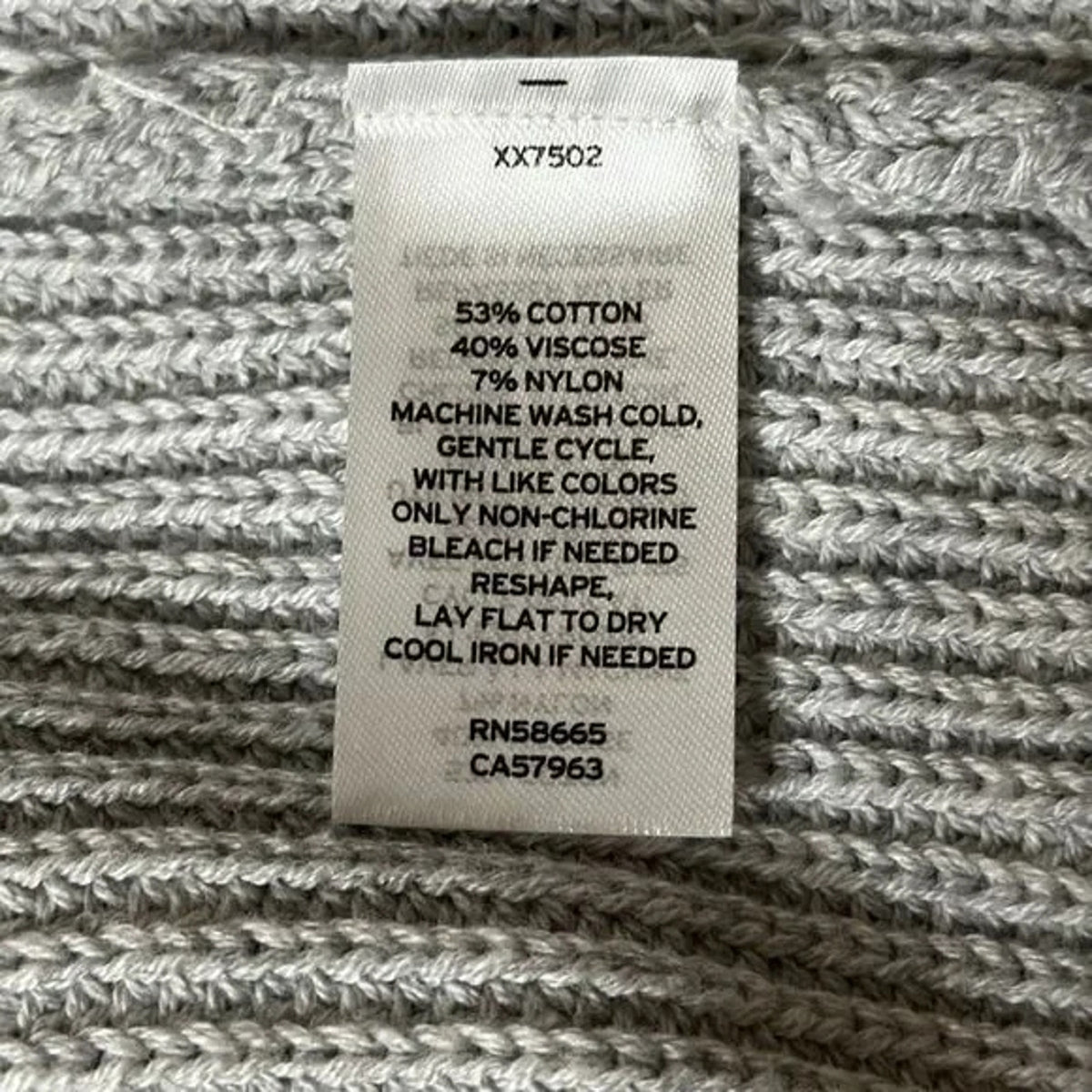 Abound Open Front Cardigan Sweater Ribbed Small Light Gray NWT Pointelle Accent