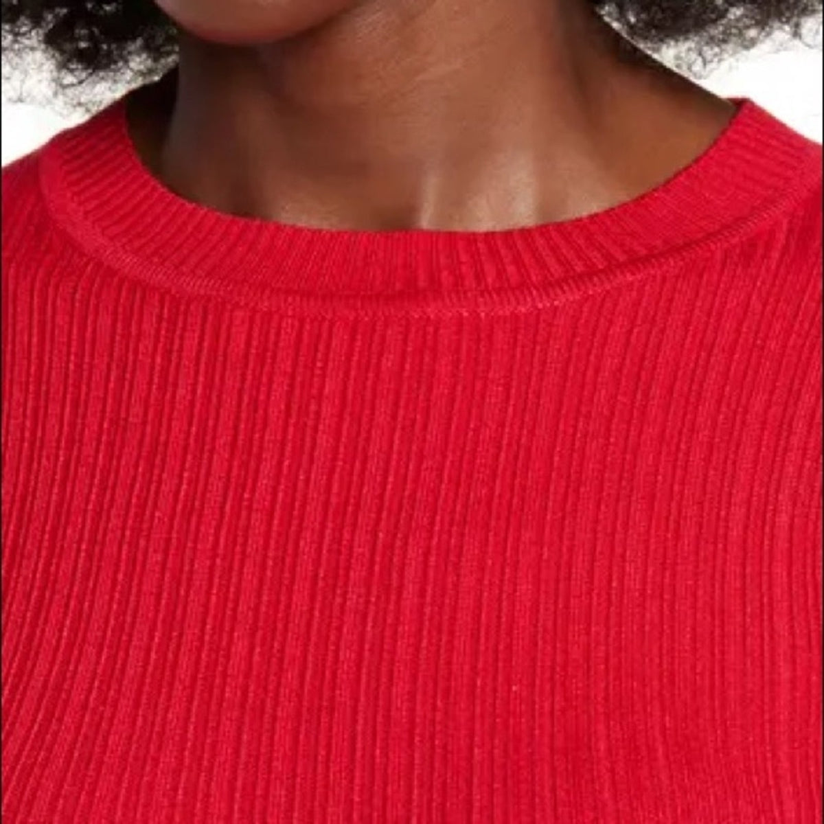 Love by Design NWT Red Skivvy Ribbed Sweater Large