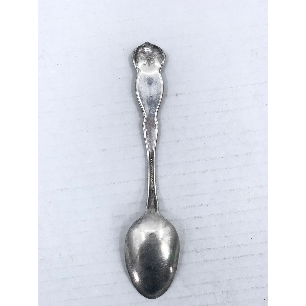 Vintage Silver Spoon Souvenir Indiana State Emblem WM Rogers