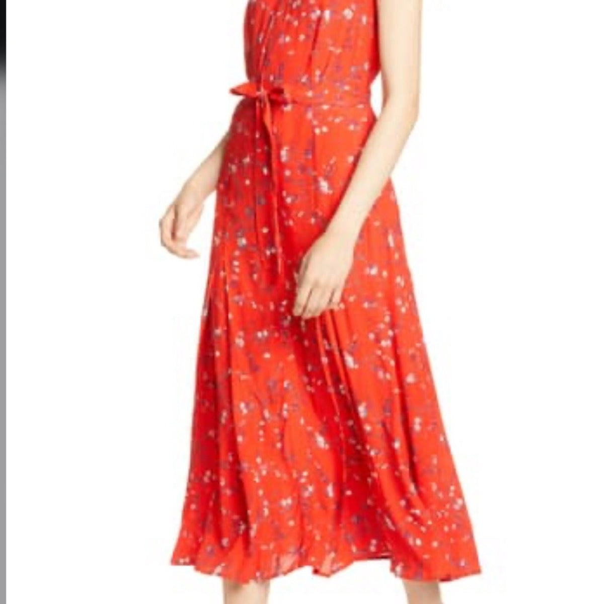 Judith & Charles NEW Salerno Floral Midi Dress Size 6 sleeveless flowers summer