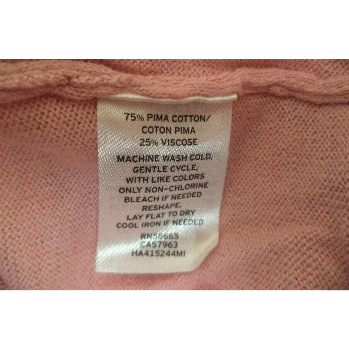 Halogen Faux Wrap Long Sleeve Pullover Sweater Size XL / Extra Large Pink NWT