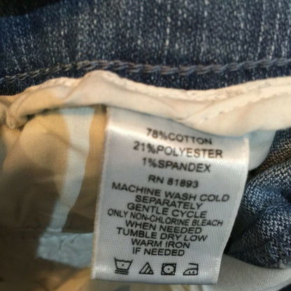 D & Co. Classic Stretch Waist Jeans pull  jegging Acid Wash Jeans Size 2 Skinny