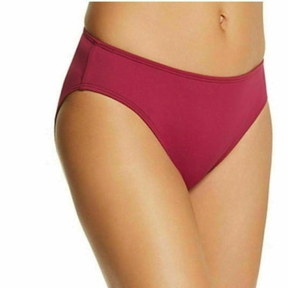 Lauren by Ralph Lauren Swimwear Bikini Bottom Nylon Plum Purple Size US 14 NWT