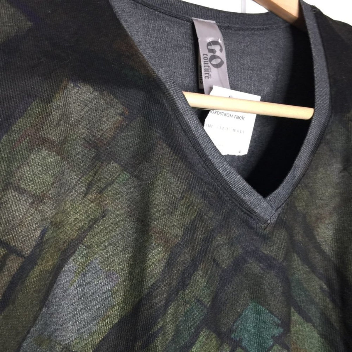 NWT Go Couture Geo Tunic Sweater Long Sleeves Size Medium