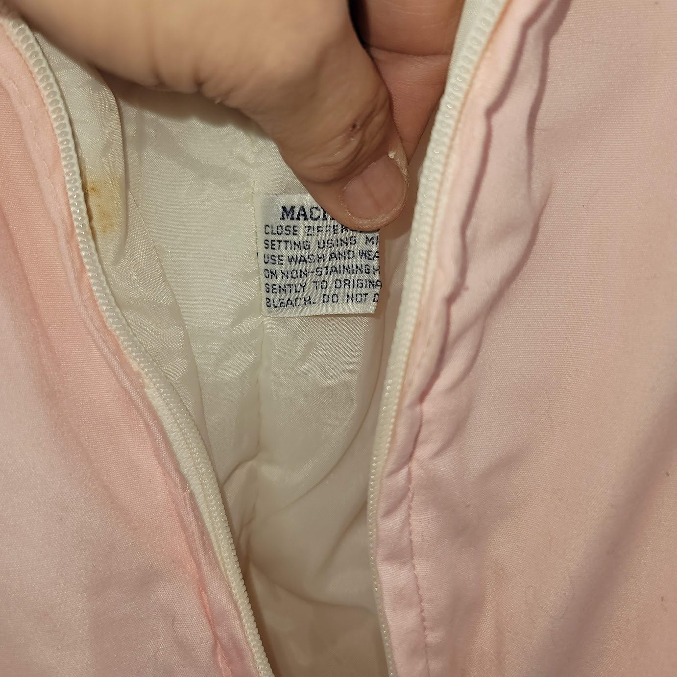 Tidykins Gold Collection VINTAGE one piece winter hoodie Full Zip Pink XL 24 mos