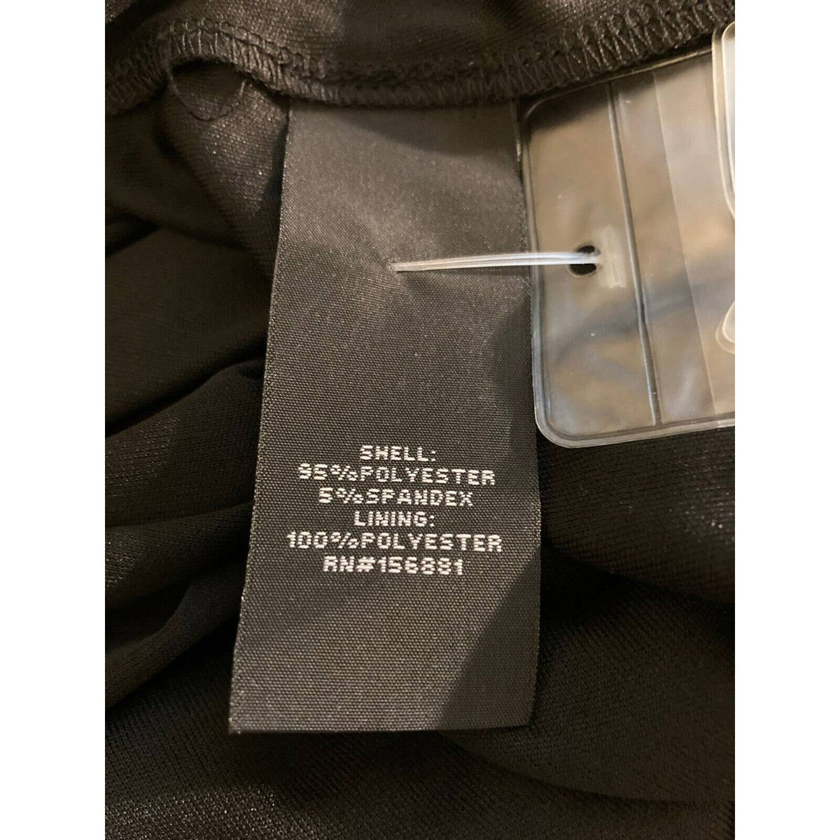 Maree Pour Toi A-Line Tie V-Neck Dress Size 20 Black and Multicolor Print NWT
