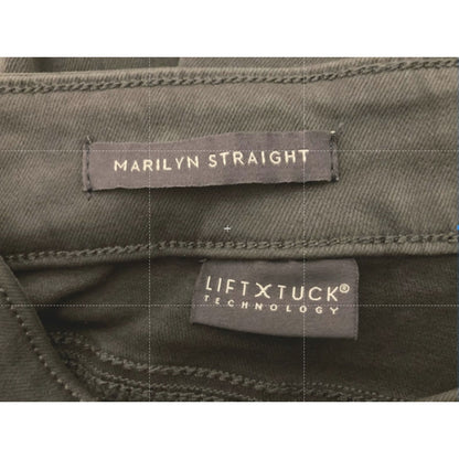 NYDJ Women's Jeans Marilyn Straight Leg Size 10 Vintage Pewter Gray NWT