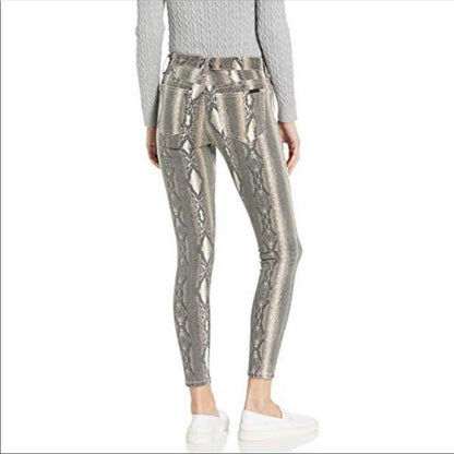 Joe’s NEW Snake Skin Pattern Jeans Icon Mid Rise Skinny Ankle Size 30