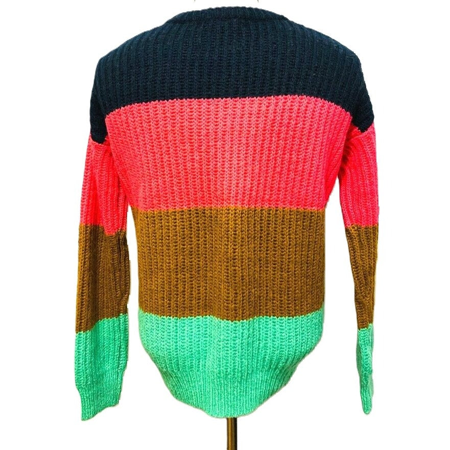 Bienvenue Maison Scotch & Soda Pullover Stripe Sweater Sz Small in Multi NWT