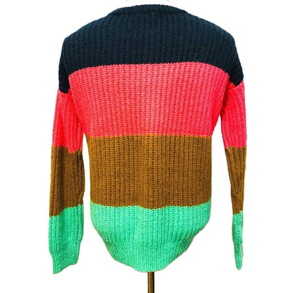 Bienvenue Maison Scotch & Soda Pullover Stripe Sweater Sz Small in Multi NWT