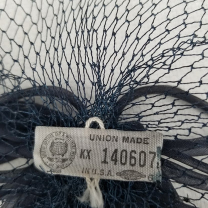 Vintage Whimsy Hat Netting Veil Hat Black Fascinator 1950s Veil Black Bow Net