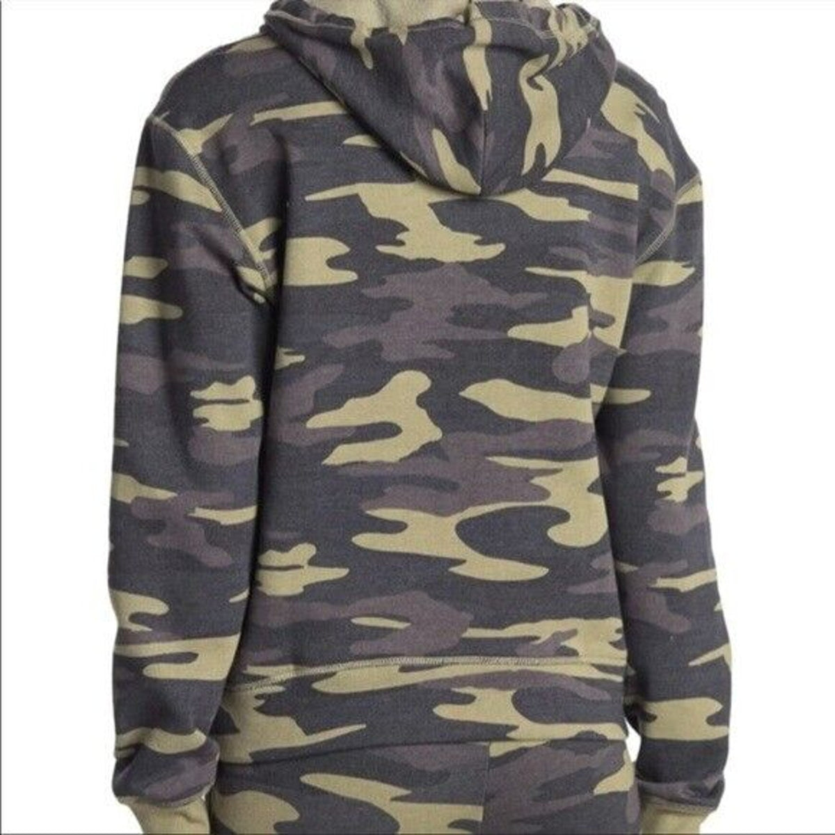 SOCIALITE Fleece Hoodie Sweatshirt Pullover Sz Large Camouflage NWT Long Sleeve