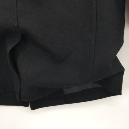 Cole Haan Winter Wool Blend Coat Long Sleeve Slit Back PeaCoat Black Size Medium