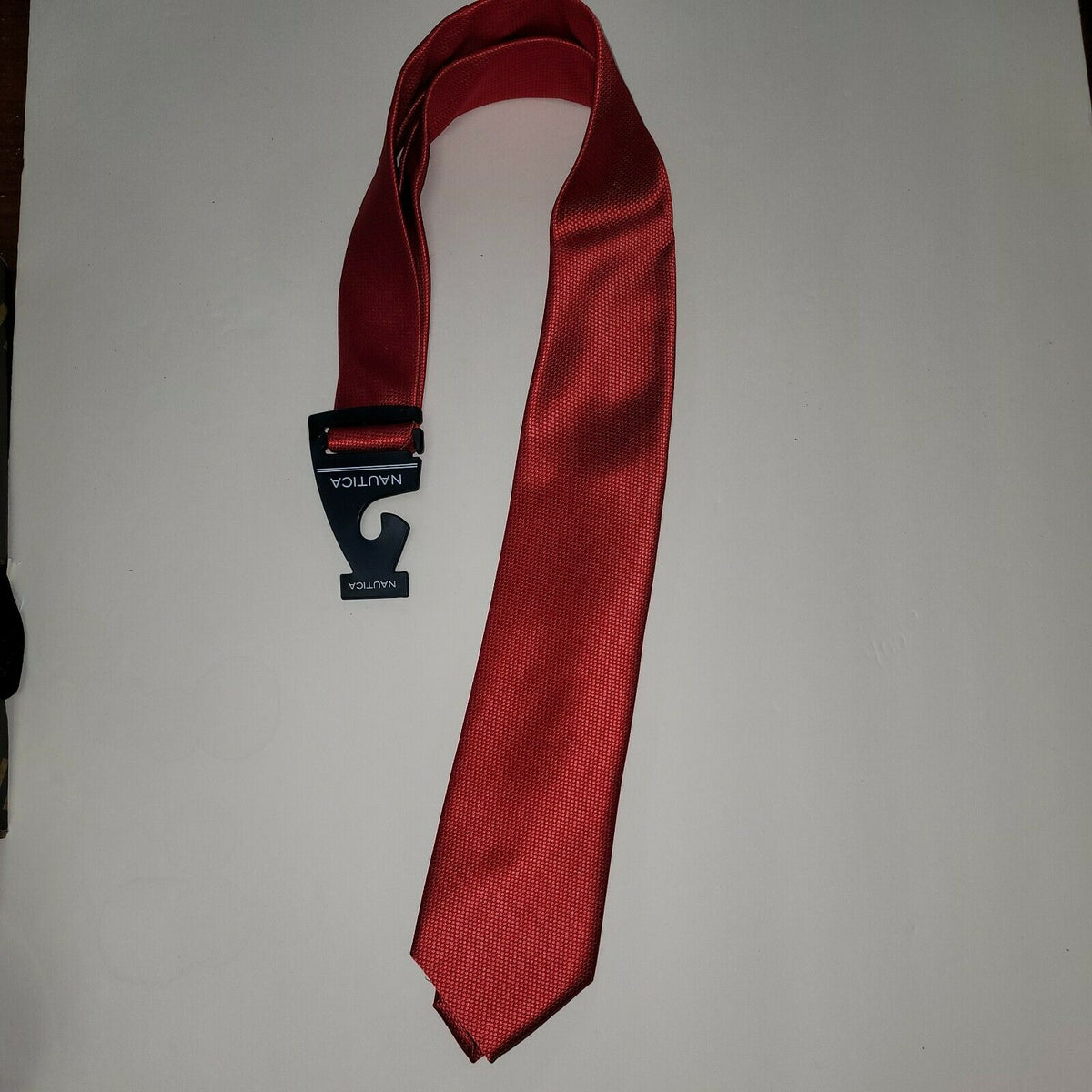 Nautica Men's Dark Red Dot Neck Tie New Standard Length GOP PATRIOT REPUBLICAN